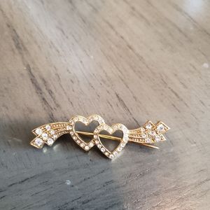 Two-Hearts Pin